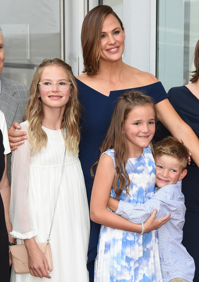 Jennifer Garners Kids Make Rare Public Appearance At Her Hollywood